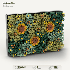 Sunflower Moss Garden