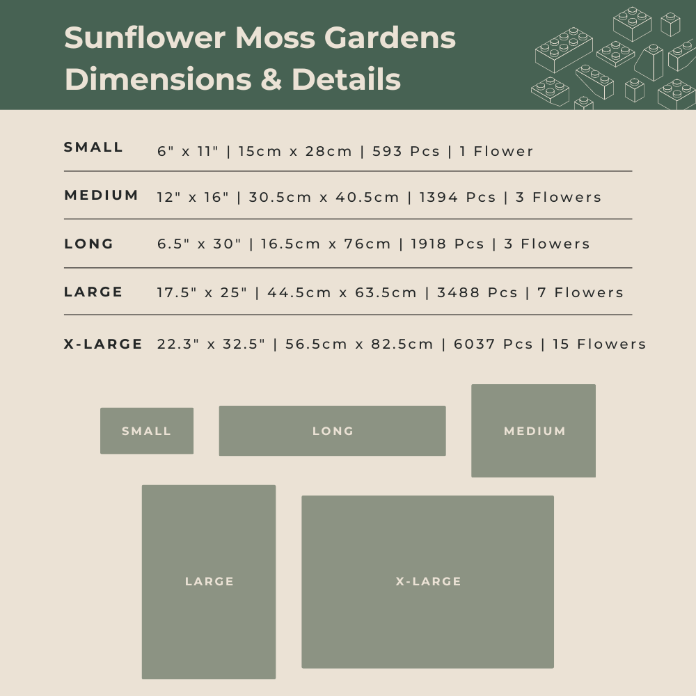 Sunflower Moss Garden